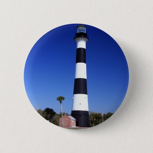 Badge Rond 5 Cm Phare de Cap Canaveral (Devant)
