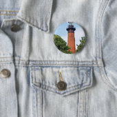 Badge Rond 5 Cm Phare de Currituck (En situation)