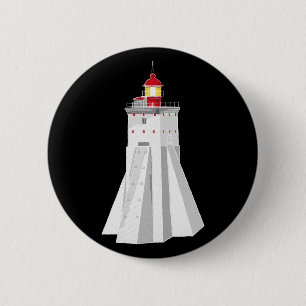 Badge Rond 5 Cm Phare de Kopu