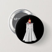 Badge Rond 5 Cm Phare de Kopu (Devant & derrière)