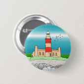 Badge Rond 5 Cm Phare du Cap Agulhas (Devant & derrière)