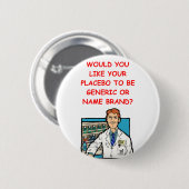 Badge Rond 5 Cm pharmacien (Devant & derrière)