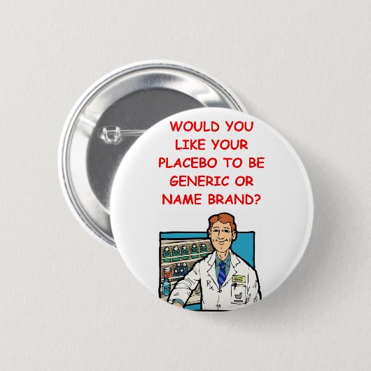 Badge Rond 5 Cm pharmacien (Devant & derrière)