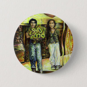 Badge Rond 5 Cm Phase de ChapeI Sixtine d'un ChaIIenge