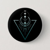 Badge Rond 5 Cm phases de la lune géo (Devant)