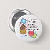 Badge Rond 5 Cm PHD dans la courroie (Devant & derrière)