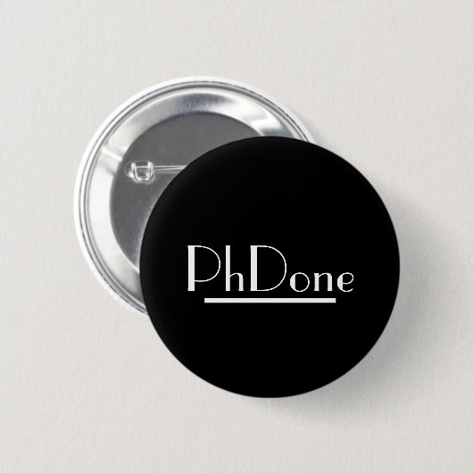 Badge Rond 5 Cm PhDone (Devant & derrière)