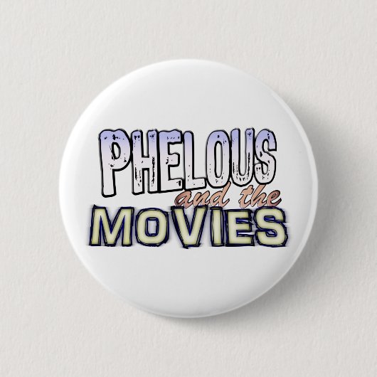 Badge Rond 5 Cm Phelous et le bouton de films (Devant)