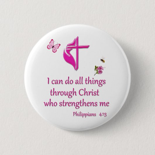 Badge Rond 5 Cm Phiilipeans 4:16 (Devant)