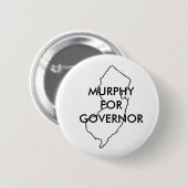 Badge Rond 5 Cm Phil Murphy pour le gouverneur du New Jersey 2021 (Devant & derrière)