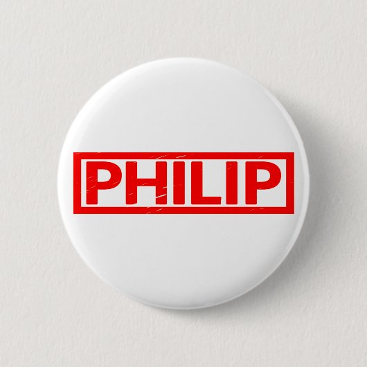 Badge Rond 5 Cm Philip Stamp (Devant)