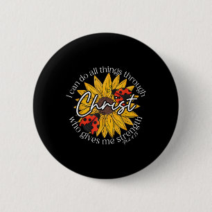 Badge Rond 5 Cm Philippiens 4 ; 13 Le Ladybug Religieux Renforce L