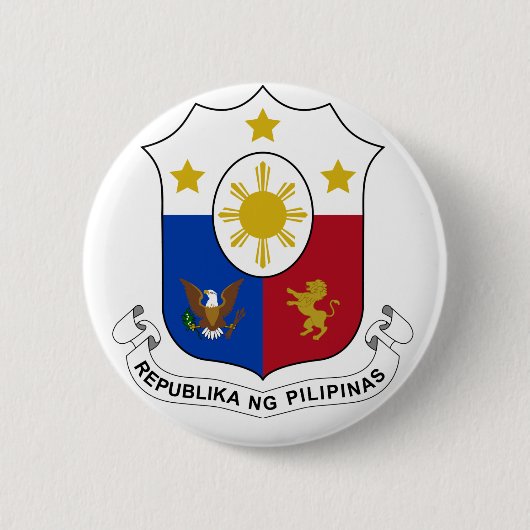 Badge Rond 5 Cm PhilippinesCoat des bras (Devant)
