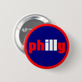 Badge Rond 5 Cm Philly (Devant & derrière)