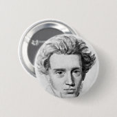 Badge Rond 5 Cm Philosophe Soren Kierkegaard (Devant & derrière)
