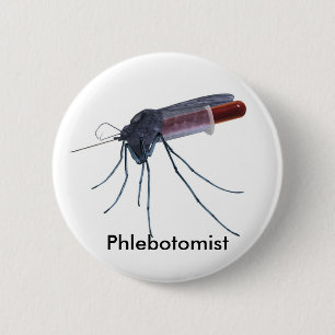 Badge Rond 5 Cm Phlebotomist