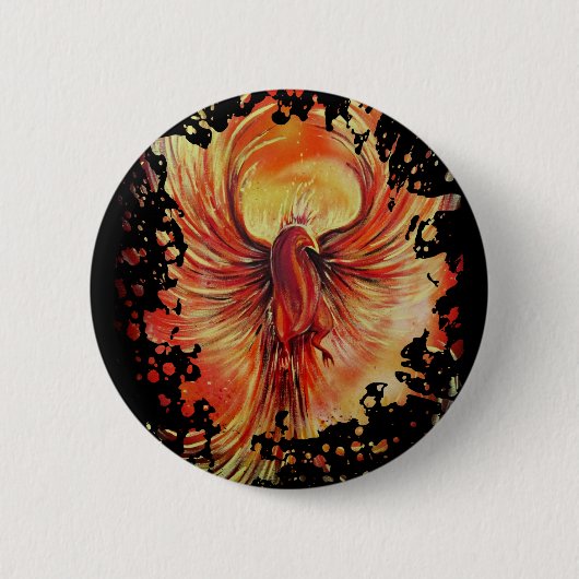 Badge Rond 5 Cm Phoenix (Devant)