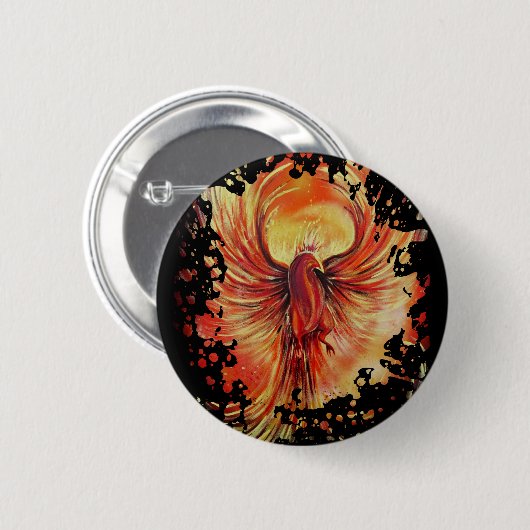 Badge Rond 5 Cm Phoenix (Devant & derrière)