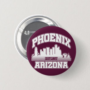 Badge Rond 5 Cm Phoenix, Arizona