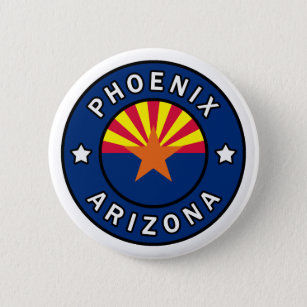 Badge Rond 5 Cm Phoenix Arizona