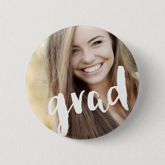 Badge Rond 5 Cm Photo Célébration moderne personnalisée
