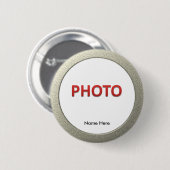 Badge Rond 5 Cm Photo commémorative personnalisée (Devant & derrière)