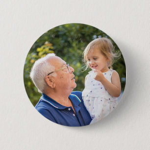 Badge Rond 5 Cm Photo complète personnalisée Créer votre propre