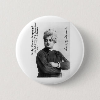 Badge Rond 5 Cm Photo de bouton de Vivekananda de Swami