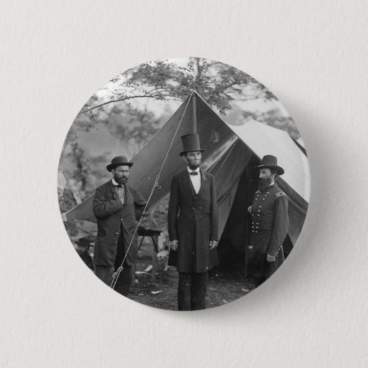 Badge Rond 5 Cm Photo de guerre civile Circa 1862 (Devant)
