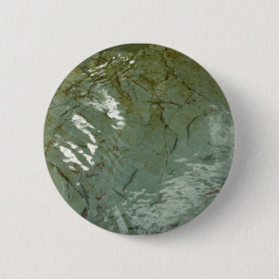 Badge Rond 5 Cm Photo de la nature de dalles rocheuses couvertes d