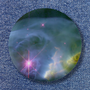 Badge Rond 5 Cm Photo d'espace céleste de bulle en expansion