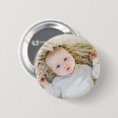 Badge Rond 5 Cm Photo personnalisée (Devant & derrière)
