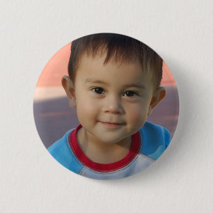 Badge Rond 5 Cm Photo personnalisée par coutume