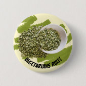 Badge Rond 5 Cm Photo Split Green Peas (Devant)