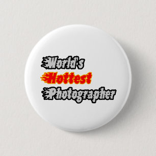 Badge Rond 5 Cm Photographe le plus chaud du monde