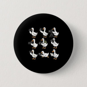 Badge Rond 5 Cm Photographe Oie Drôle Photographie Appareil Photo