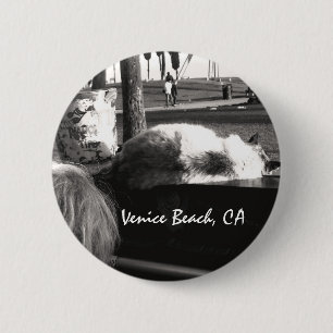 Badge Rond 5 Cm Photographie de la Californie de plage de Venise