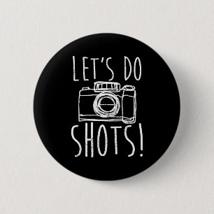Badge Rond 5 Cm Photographie Faisons des clichés Appareil photo dr