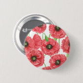 Badge Rond 5 Cm Photos aquarelle motif floral (Devant & derrière)