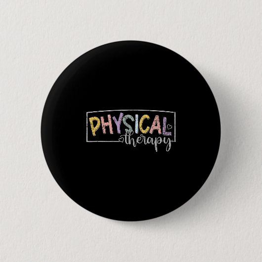 Badge Rond 5 Cm Physical Therapy Funny Physical Therast Pt Therast (Devant)
