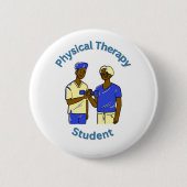 Badge Rond 5 Cm Physical Therapy Student (Devant)