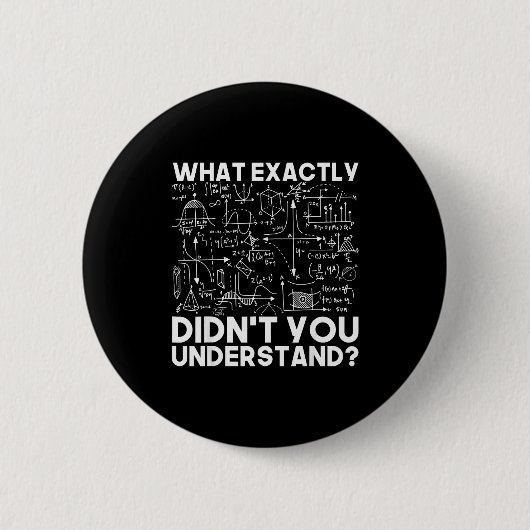 Badge Rond 5 Cm Physique de science drôle physicien maths (Devant)