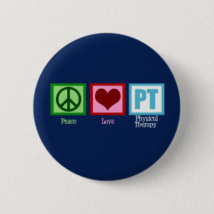 Badge Rond 5 Cm Phytothérapie Bleu
