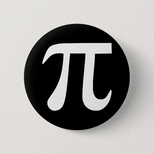 Badge Rond 5 Cm Pi (Devant)