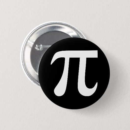 Badge Rond 5 Cm Pi (Devant & derrière)