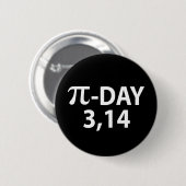 Badge Rond 5 Cm Pi (Devant & derrière)