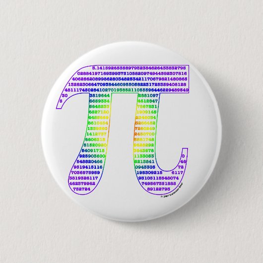 Badge Rond 5 Cm Pi #1 d'Evan (Devant)