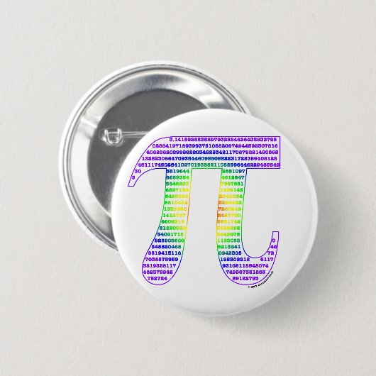 Badge Rond 5 Cm Pi #1 d'Evan (Devant & derrière)