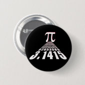 Badge Rond 5 Cm Pi, 3,141592653 (Devant & derrière)