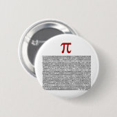 Badge Rond 5 Cm Pi = 3,141592653589 etc. etc… quoi que ! (Devant & derrière)